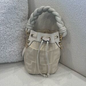 White Bucket Bag